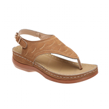 Women's Summer Slip On Sandals - Black - Slip On Sandals - 43 B - PU Leather - image 16