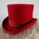 Men's Handcrafted Luxury Formal Top Hats - Gray - Hat 15cm - S(55cm) - Wool - image 16