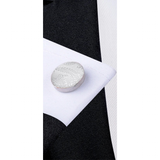 Funki Buys | Neckties | Men's 3 Pcs White Floral Wedding Tie Set