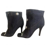 Women's Quirky Denim High Heel Shoes - Blue - 1 / w137 S63 / Denim Shoes - 43 B - Denim - image 13