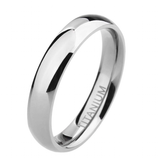 Men's Women's Titanium Bridal Bands - Silver - 1 - 2mm - Wedding Band - 6 - Titanium - image 1