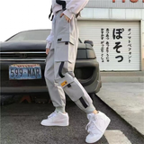 Women's Retro Streetwear Cargo Pants - Black - 1 / Cargo Pants - 5XL - Polyester - image 36
