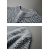 Men's Thick Warm Turtleneck Pullover - Black - Turtleneck Sweater - L (55-65KG) - Polyester - image 7