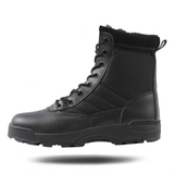 Men's Tactical Military Desert Hiking Boots - Black - Hiking Boots - 46 B - PU Leather - image 18