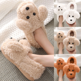 Women's Novelty Slippers Dog Slippers - Beige - Dog Slippers - 44 B - Plush - image 29