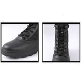 Men's Tactical Military Desert Hiking Boots - Black - Hiking Boots - 46 B - PU Leather - image 13