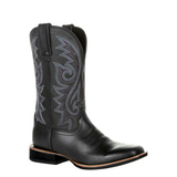 Men's Mid-calf Embroidered Cowboy Boot - Brown - Cowboy Boots - 48 B - PU Leather - image 9