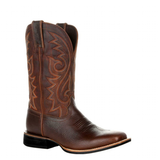Men's Mid-calf Embroidered Cowboy Boot - Brown - Cowboy Boots - 48 B - PU Leather - image 5