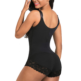 Women's Tummy Control Slimmer Suit - Black - Bodysuit Shapewear - XXXL - image 3