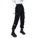 Women's Retro Streetwear Cargo Pants - Black - 3 / Cargo Pants - 5XL - Polyester - image 48