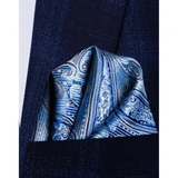 Funki Buys | Neckties | Men's 3 Pcs Soft Blue Paisley Tie Set