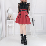 Women's High Waist Harajuku Mini Skirt - Black - Skirt - 4XL - Polyester - image 13