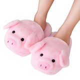 Women's Pink Pig Winter Soft Slippers - Pink - Pig Slippers - 9 B - Plush - image 20