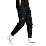 Men's Streetwear Hip Hop Cargo Pants - Black - XXXL - Polyester - image 3