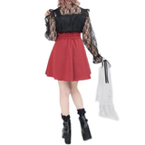 Women's High Waist Harajuku Mini Skirt - Black - Skirt - 4XL - Polyester - image 15