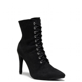 Women's Sexy Stiletto Latin Dance Boots - Black - A-11CM Indoor - 44 B - PU Leather - image 3