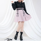 Women's High Waist Harajuku Mini Skirt - Black - Skirt - 4XL - Polyester - image 16