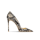 Women's Snake Skin Pattern High Stilettos - Pink/Black 1 - 12cm Heel / Stiletto Shoes - 46 B - PU Leather - image 31
