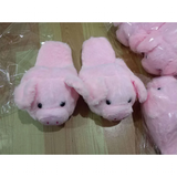 Women's Pink Pig Winter Soft Slippers - Pink - Pig Slippers - 9 B - Plush - image 11