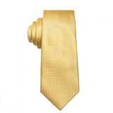 Men's 4 Pcs Formal Gold Vest Tie Set - Gold - 4Pcs Set -MJ-0023 - XXXL - Silk - image 4