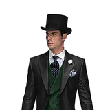 Men's Handcrafted Luxury Formal Top Hats - Gray - Hat 15cm - S(55cm) - Wool - image 44