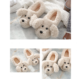 Women's Novelty Slippers Dog Slippers - Beige - Dog Slippers - 44 B - Plush - image 15