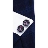 Funki Buys | Neckties | Men's 3 Pcs Black Pink Floral Tie Set