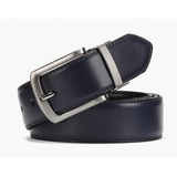 Men's Genuine Leather Reversible Belt - Blue/Black - Men's Belt - 105cm (Waist 90cm) - Genuine Leather - image 7