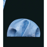 Funki Buys | Neckties | Men's 3 Pcs Stylish Blue Floral Tie Set