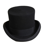 Men's Handcrafted Luxury Formal Top Hats - Gray - Hat 15cm - S(55cm) - Wool - image 40