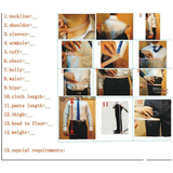 Men's White 2 Pcs Long Jacket Formal Suit - White - Wedding Suit - 6XL - Wedding Suit - Polyester - image 9