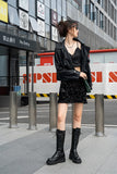 Women's Punk Buckle Strap Wedge Boots - White - Buckle Strap Boots - 43 B - PU Leather - image 6