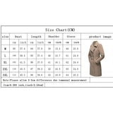 Women's Slim Fit Double Breast Overcoat - Khaki - Women's Jacket - XXXL - Polyester - image 32