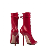 Funki Buys | Boots | Women's Stylish Lace Up Stiletto Boots