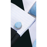 Funki Buys | Neckties | Men's 3 Pcs Stylish Blue Floral Tie Set