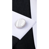Funki Buys | Neckties | Men's 3 Pcs White Paisley Wedding Tie Set