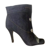 Women's Quirky Denim High Heel Shoes - Blue - 1 / w137 S63 / Denim Shoes - 43 B - Denim - image 14