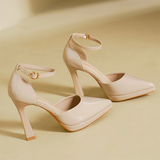 Women's Patent Leather Pointed Toe heels - Red - 12cm Heels - 42 B - Patent Leather - image 37