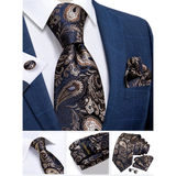 Funki Buys | Neckties | Men's 3 Pcs Stylish Formal Tie Set