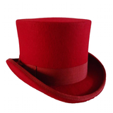 Men's Handcrafted Luxury Formal Top Hats - Gray - Hat 15cm - S(55cm) - Wool - image 23