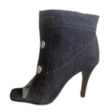 Women's Quirky Denim High Heel Shoes - Black - 1 / w137 S63 / Denim Shoes - 43 B - Denim - image 22