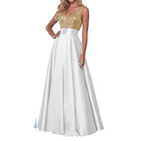 Women's Custom Satin Evening Dress - Salmon - Satin Dress - Satin - image 8