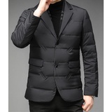 Men's Quality Down Winter Warm Jacket - Black - 1 / Long / Down Dress Jacket - 4XL (EUR XL) - Polyester/Down - image 14