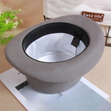 Men's Handcrafted Luxury Formal Top Hats - Gray - Hat 15cm - S(55cm) - Wool - image 33