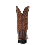 Men's Mid-calf Embroidered Cowboy Boot - Brown - Cowboy Boots - 48 B - PU Leather - image 4