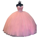 Women's Quinceañera Princess Dress - Pink - Ball Gown - 26W - Polyester Tulle - image 2