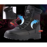 Men's Tactical Military Desert Hiking Boots - Black - Hiking Boots - 46 B - PU Leather - image 7