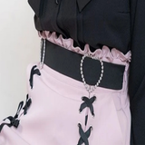 Women's High Waist Harajuku Mini Skirt - Black - Skirt - 4XL - Polyester - image 17