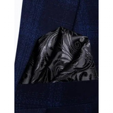 Funki Buys | Neckties | Men's 3 Pcs Solid Black Paisley Tie Set