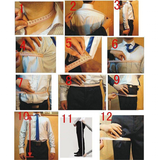 Men's 3 Pcs Formal Wedding Suit Slim Fit - Brown - 1 / 3 Piece Slim Fit Suit - 5XL - Polyester - image 15